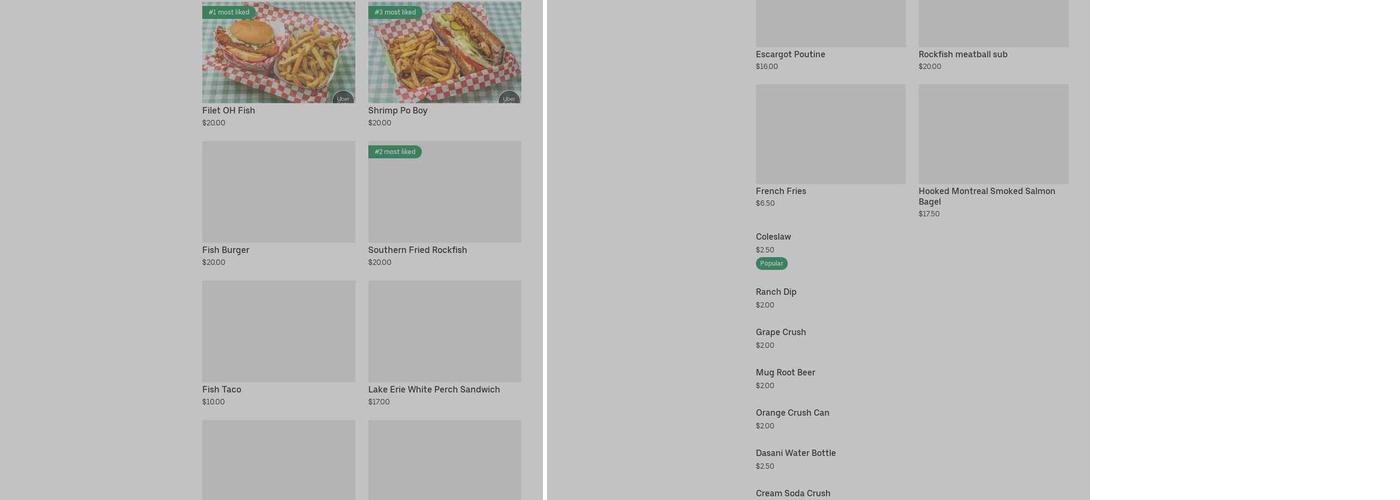 Sailor's Fish & Chips Menu