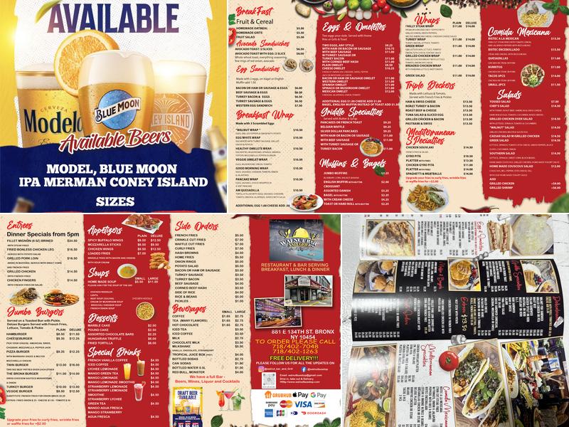 Walnut Bar & Grill Menu