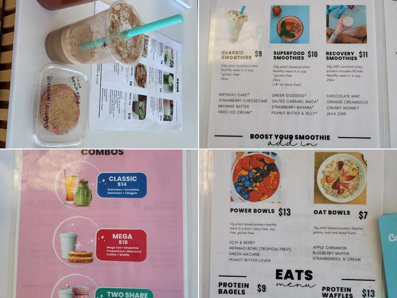 Celebrate Nutrition - Smoothies, Protein Donuts & Energy Teas Menu
