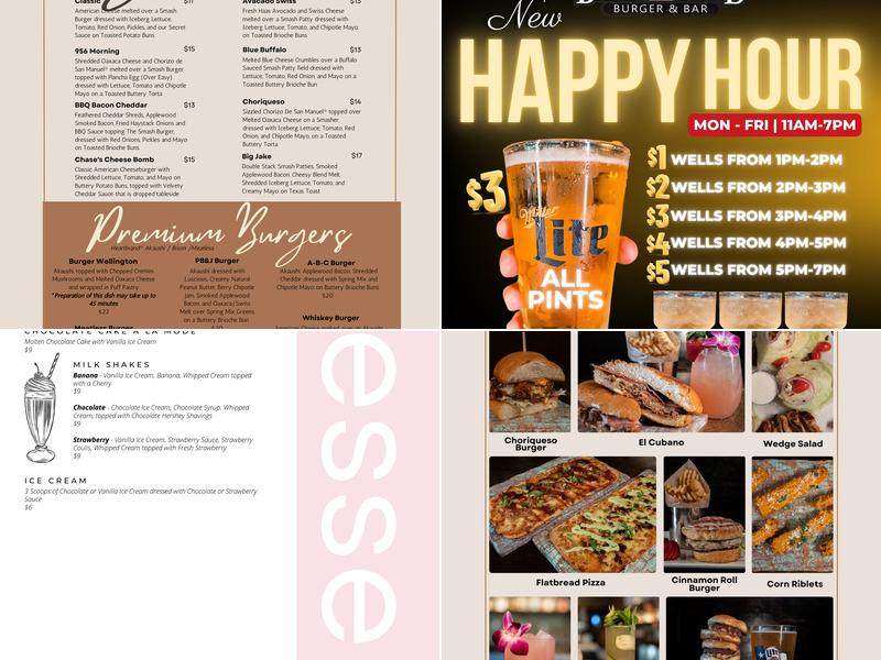 Barnyard Burger & Bar Menu