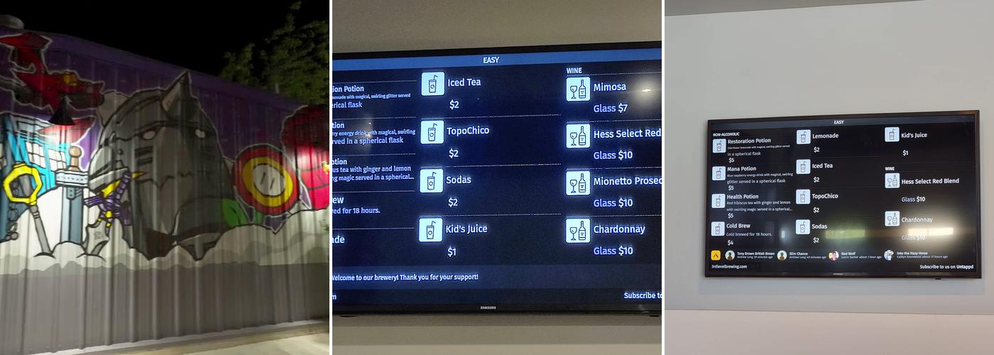 3rd Level Brewing Menu