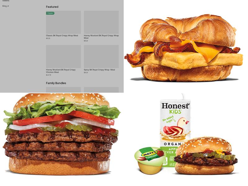 Burger King Menu