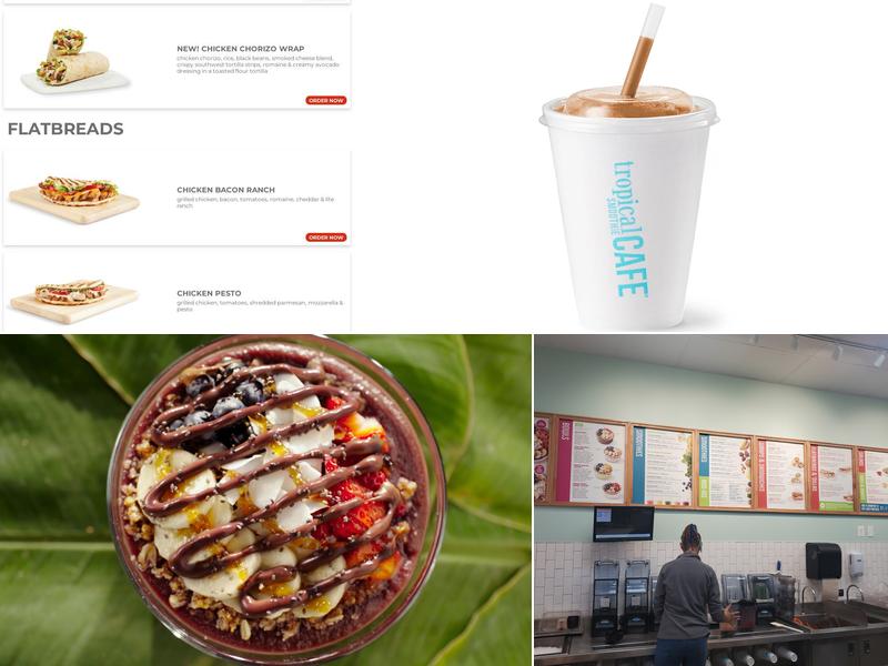 Tropical Smoothie Cafe Menu