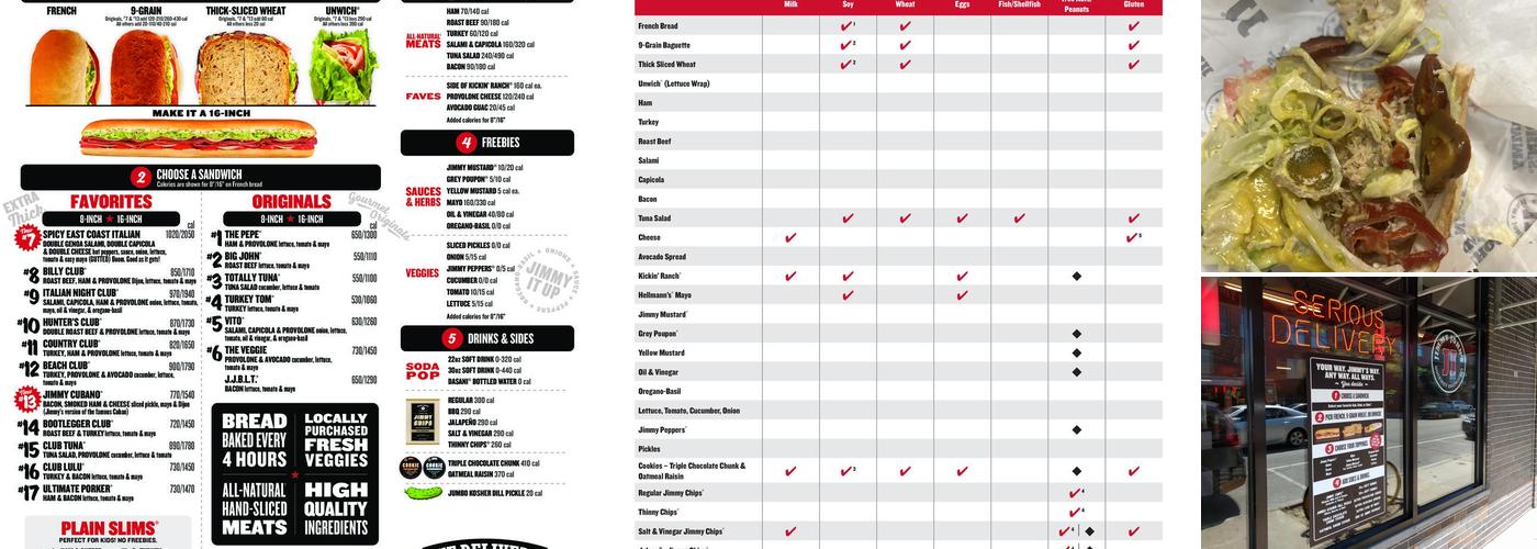 Jimmy John's Menu