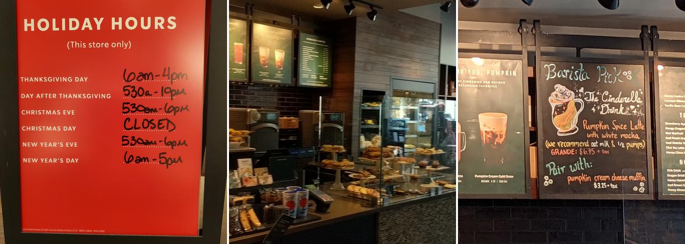 Starbucks Menu