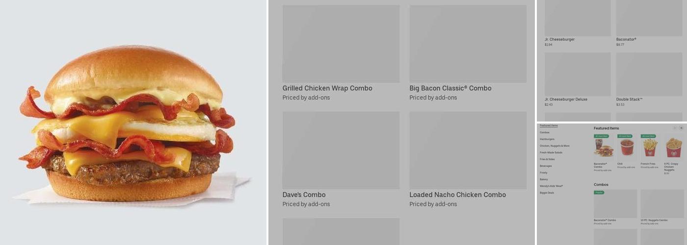 Wendy's Menu