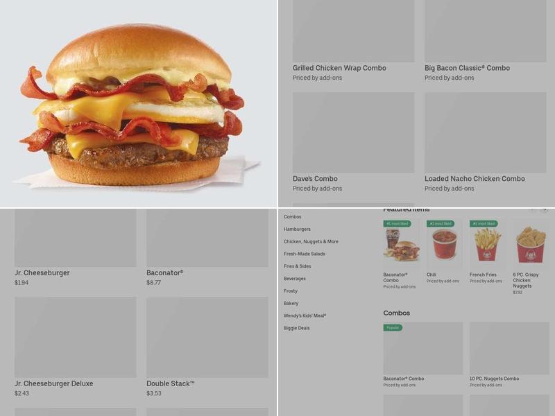 Wendy's Menu