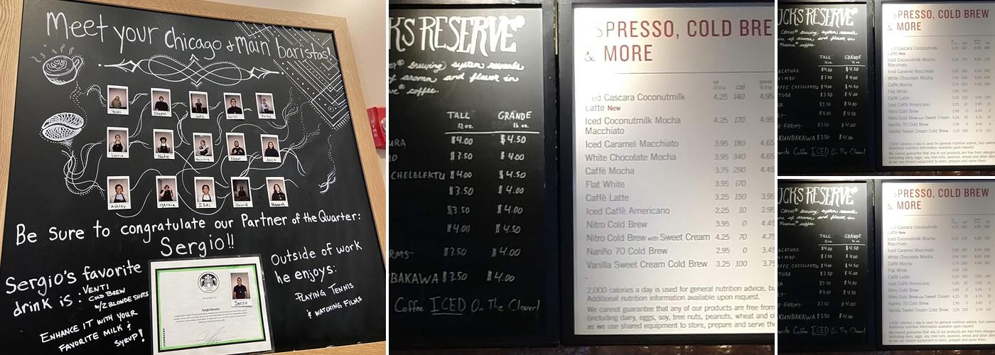 Starbucks Menu