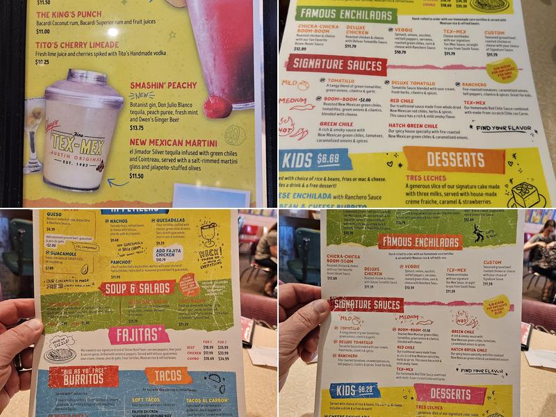 Chuy's Menu