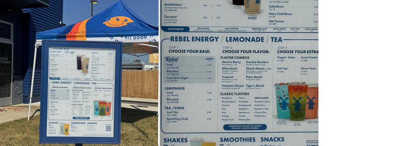 Dutch Bros Coffee Menu
