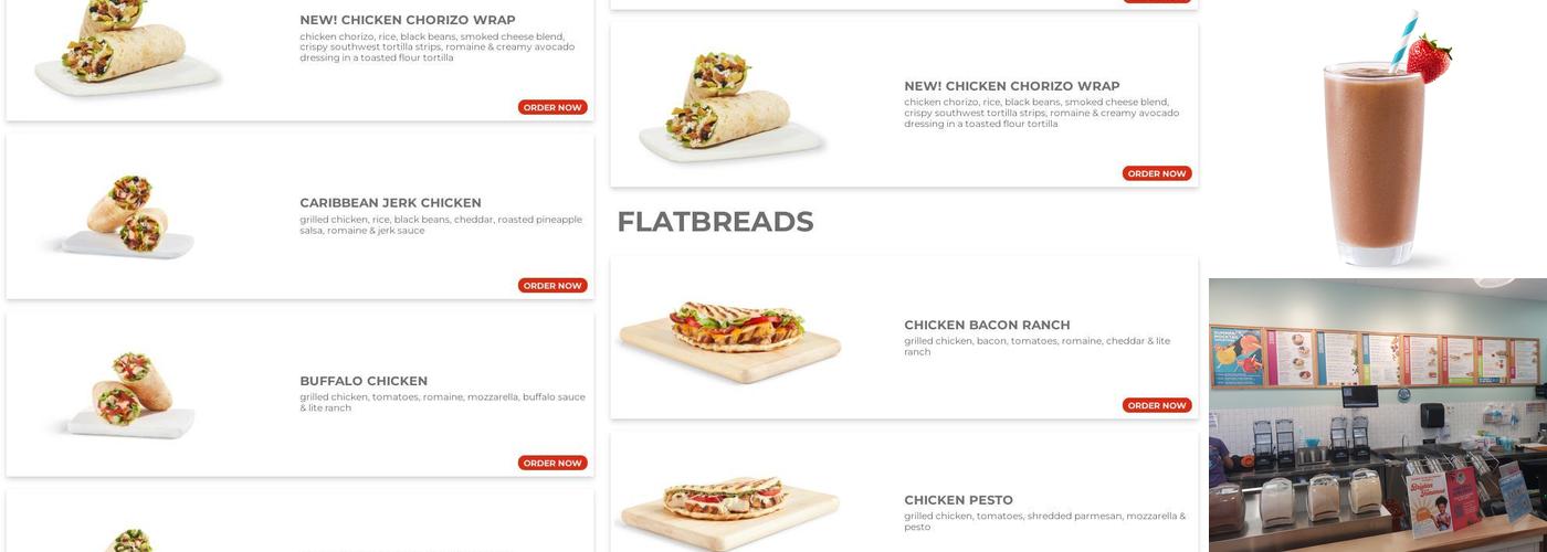 Tropical Smoothie Cafe Menu