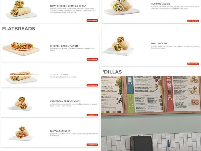 Tropical Smoothie Cafe Menu