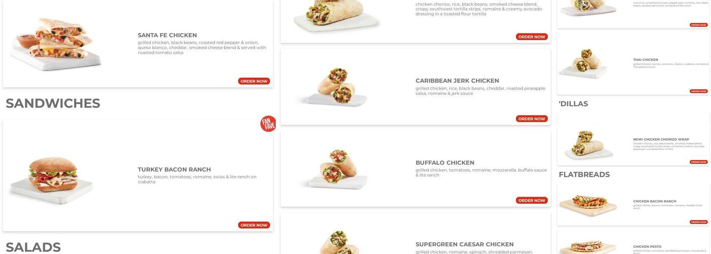 Tropical Smoothie Cafe Menu