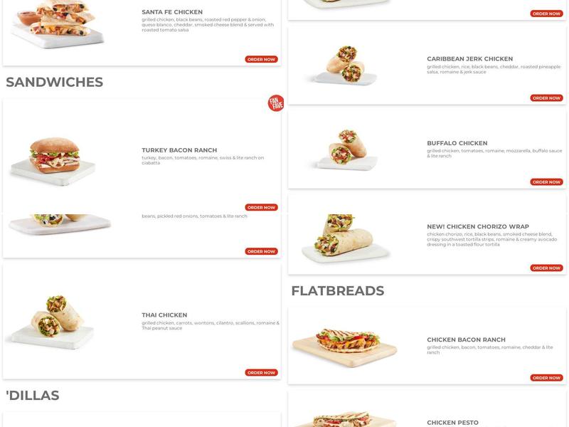 Tropical Smoothie Cafe Menu