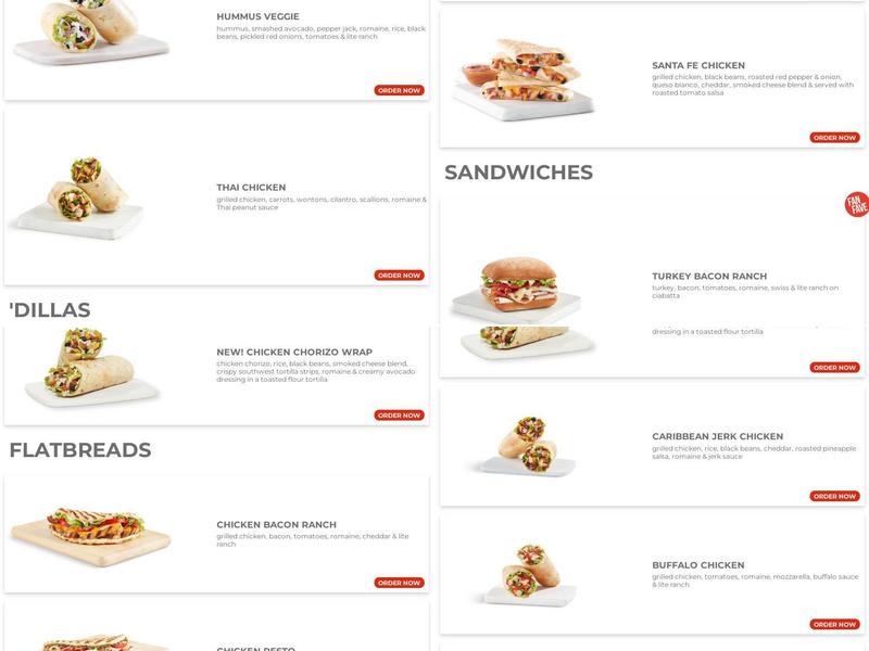 Tropical Smoothie Cafe Menu