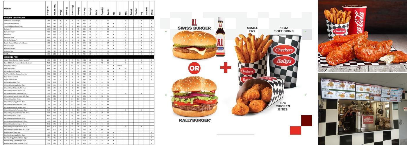 Checkers Menu
