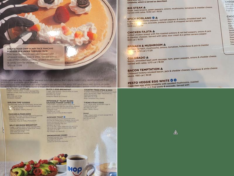 IHOP Menu