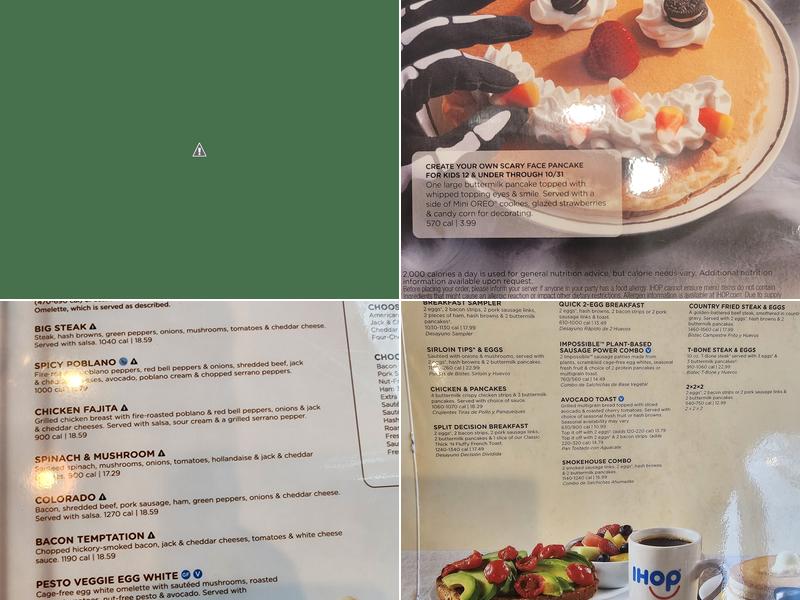 IHOP Menu