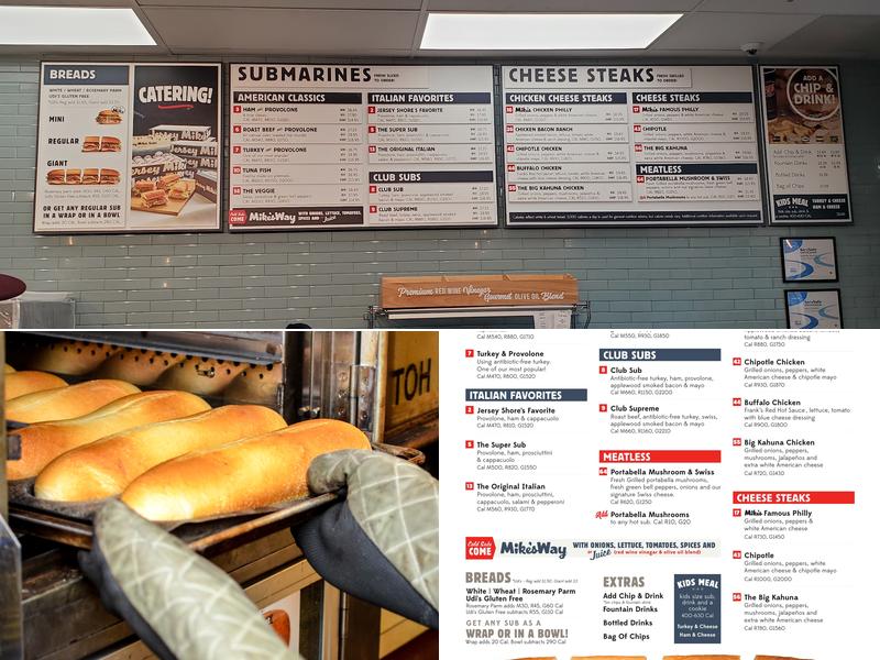 Jersey Mike's Subs Menu