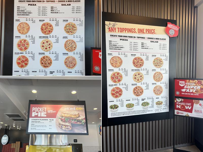 MOD Pizza Menu