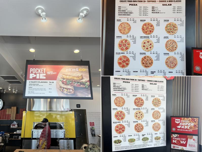 MOD Pizza Menu