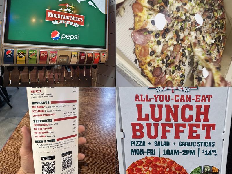 Mountain Mikes Pizza Menu