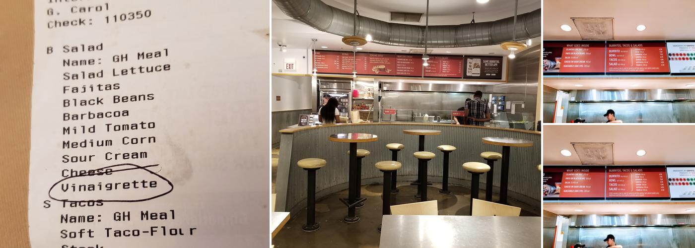 Chipotle Mexican Grill Menu