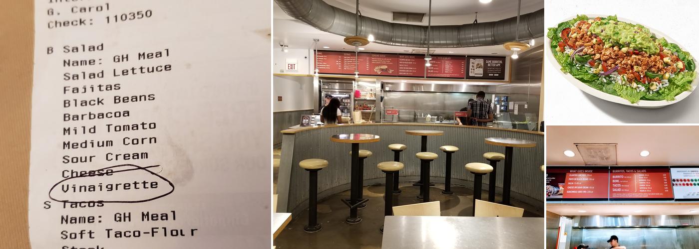 Chipotle Mexican Grill Menu