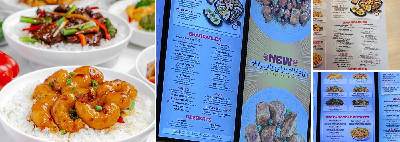 Pei Wei Asian Kitchen Menu