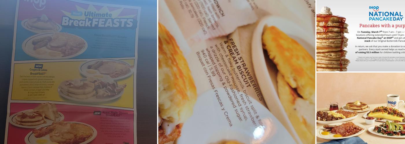 IHOP Menu