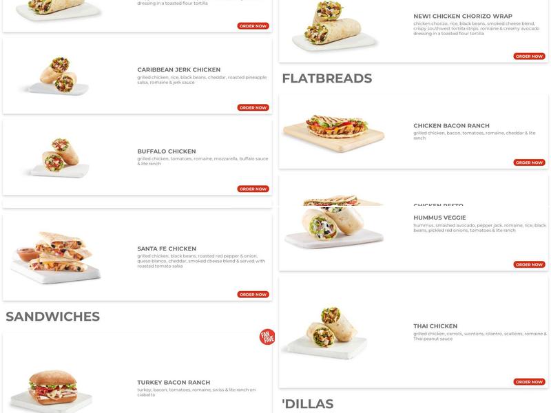 Tropical Smoothie Cafe Menu