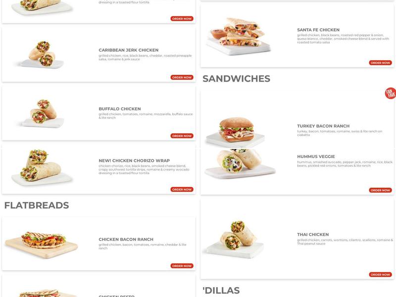 Tropical Smoothie Cafe Menu