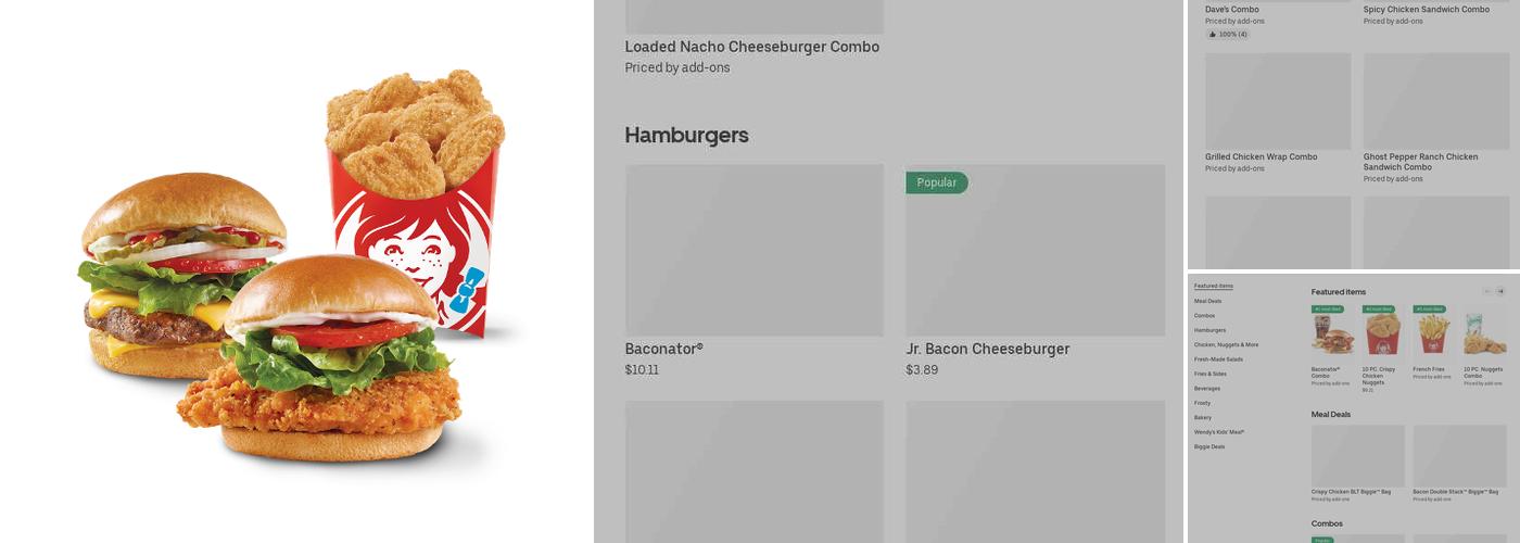 Wendy's Menu