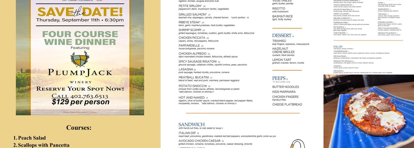 Goose120 Menu