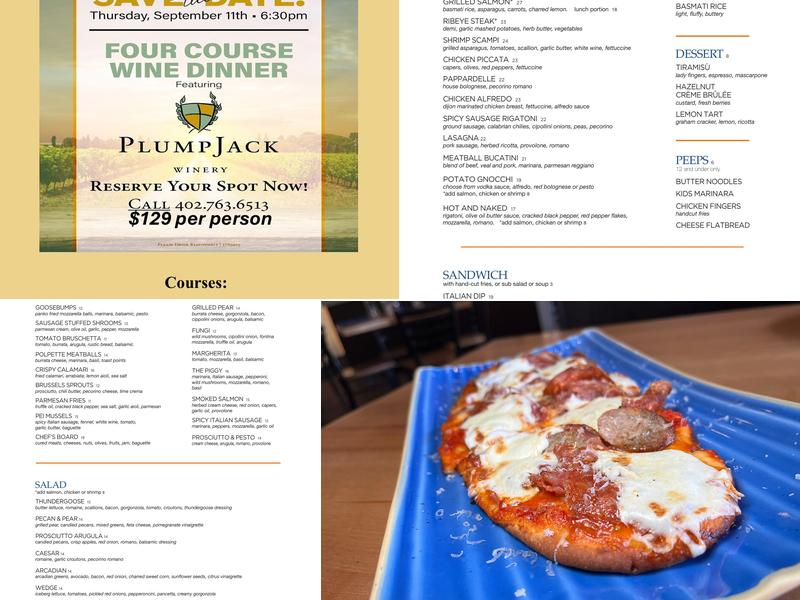 Goose120 Menu