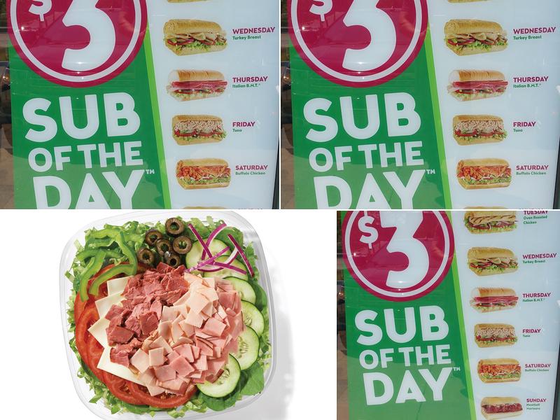 Subway Menu