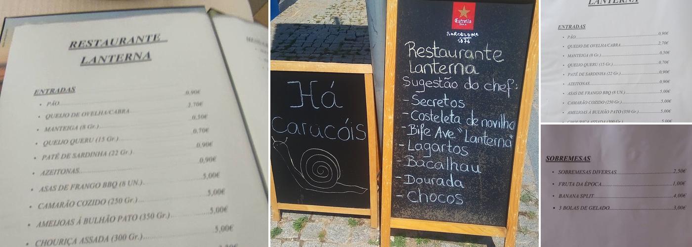 Lanterna Menu
