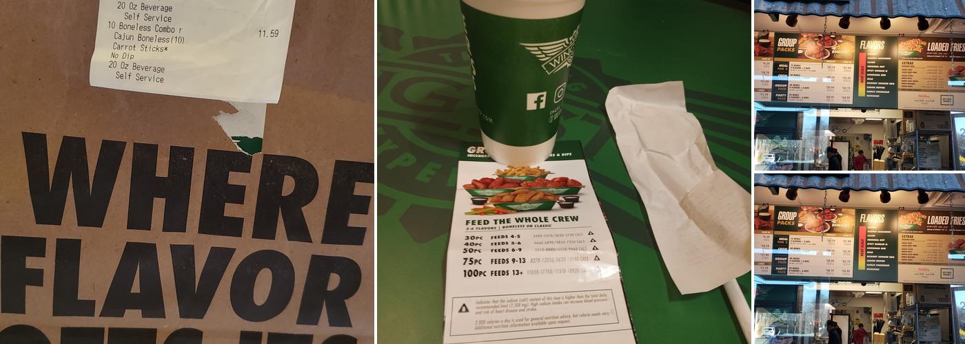 Wingstop Menu