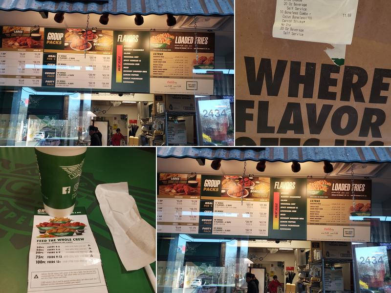 Wingstop Menu