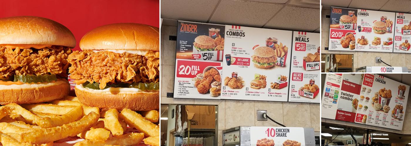 KFC Menu