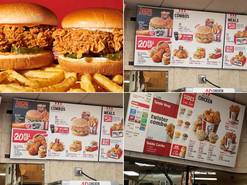KFC Menu