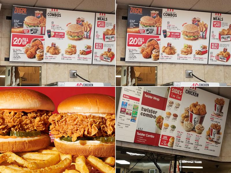 KFC Menu
