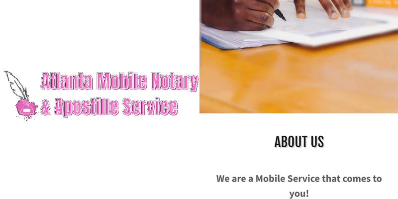 Atlanta Mobile Notary & Apostille Service