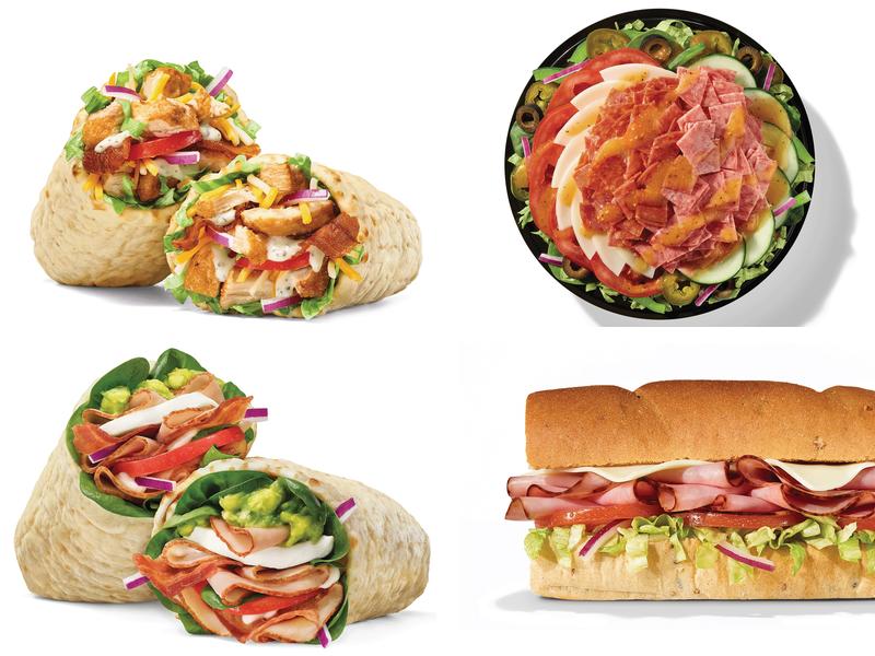 Subway Menu