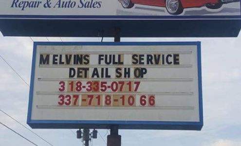 Melvins Full Service Auto Detail 417 US-165, Oakdale Louisiana 71463