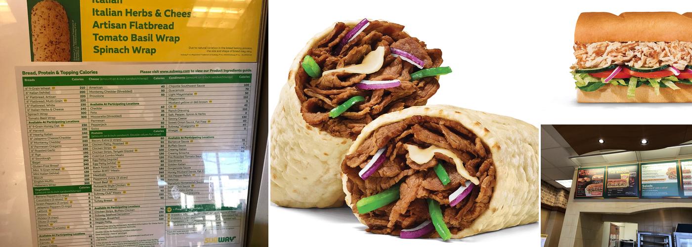 Subway Menu