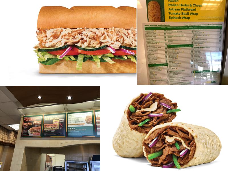 Subway Menu