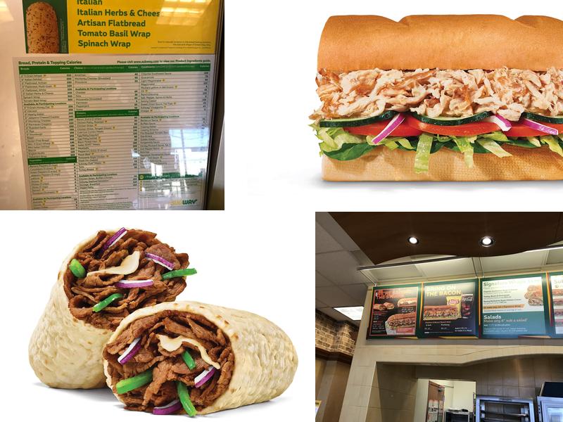 Subway Menu
