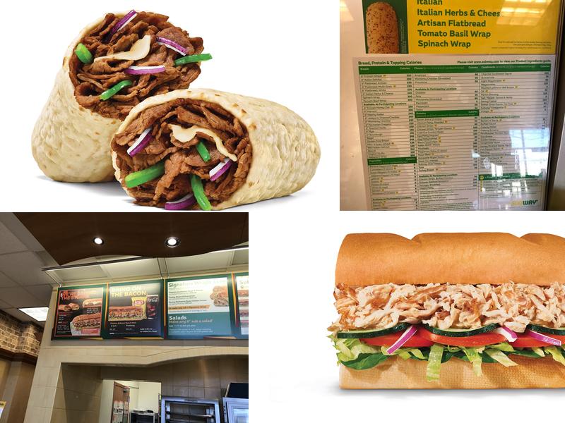 Subway Menu