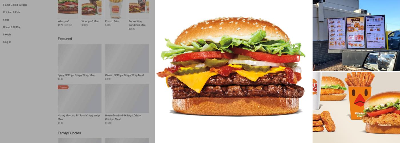 Burger King Menu